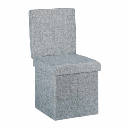 Folding stool with backrest