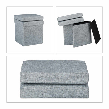 Folding stool with backrest