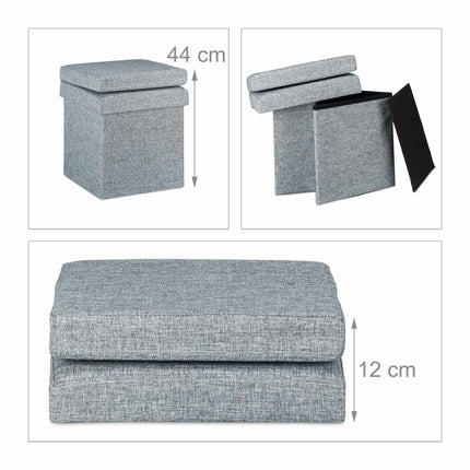 Folding stool with backrest