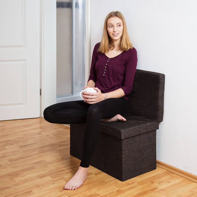 Klapphocker mit Rückenlehne L