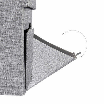 Folding stool with flap