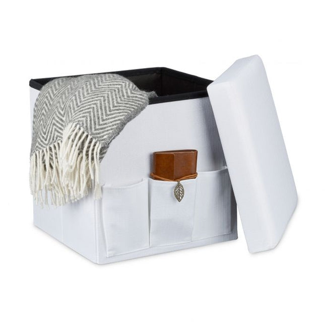 Klapphocker mit Taschen Linne