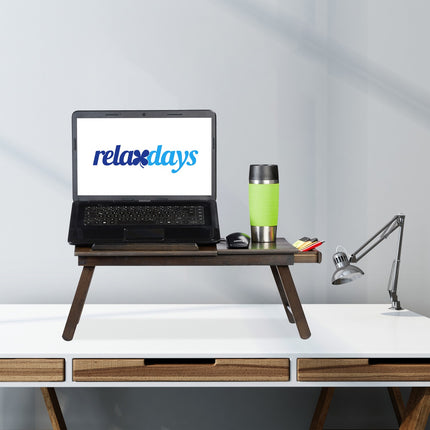 Klapptisch für Laptop dunkelbraun