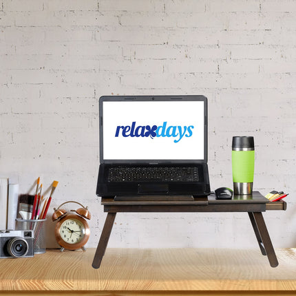 Klapptisch für Laptop dunkelbraun