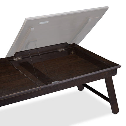 Klapptisch für Laptop dunkelbraun
