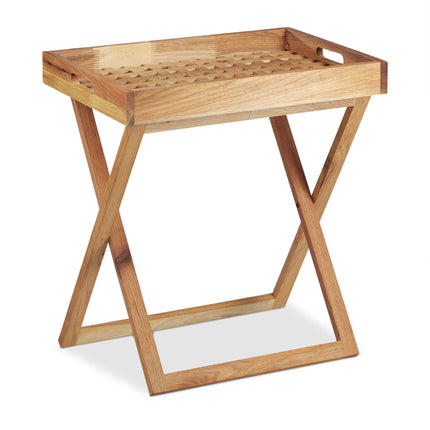 Table pliante en noyer