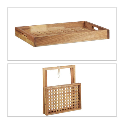 Table pliante en noyer