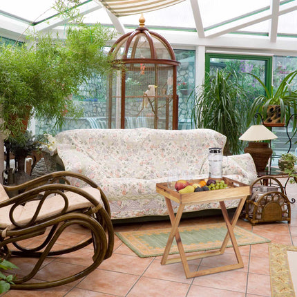 Table pliante en noyer