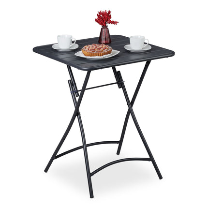 Folding table, outside
