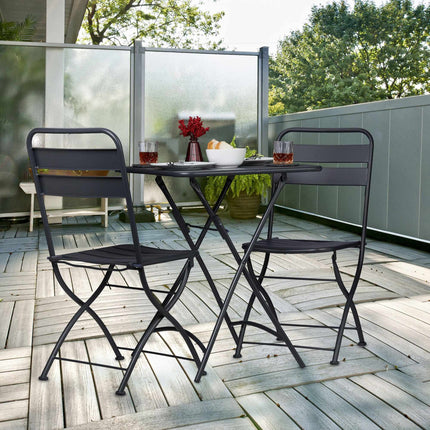 Folding table, outside