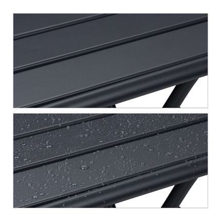 Folding table, outside