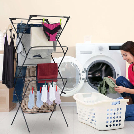 Folding tower clothes horse