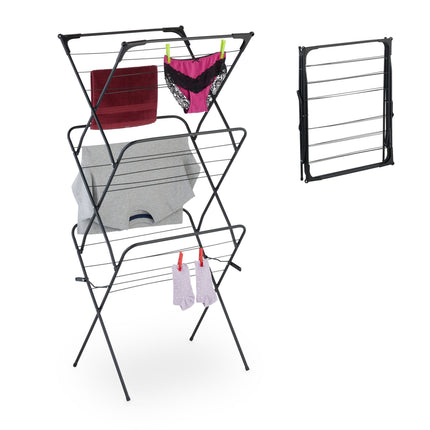 Folding tower clothes horse