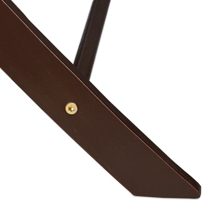 Folding wooden suitcase stand