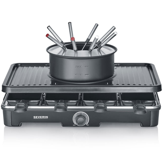 Fondue-/Raclette-Kombigerät 8 Pfännchen 2in1 RG 2347