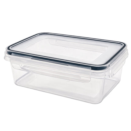 Food Storage Container Set of 7 with Airtight Click Lids, Freezer Safe, Clear