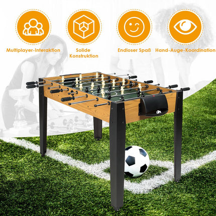 Foosball Table, 48 Inch Wooden, 22 Players, 2 Balls