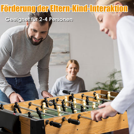 Foosball Table, 48 Inch Wooden, 22 Players, 2 Balls