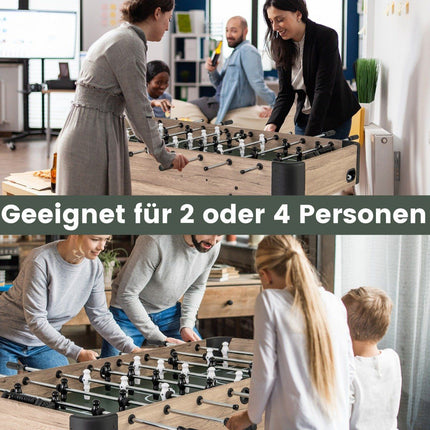 Foosball Table with 2 Balls, 26 Players, Score Counters