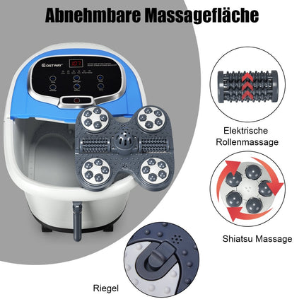 Fußbad-Massagegerät mit Shiatsu- und Heizfunktion