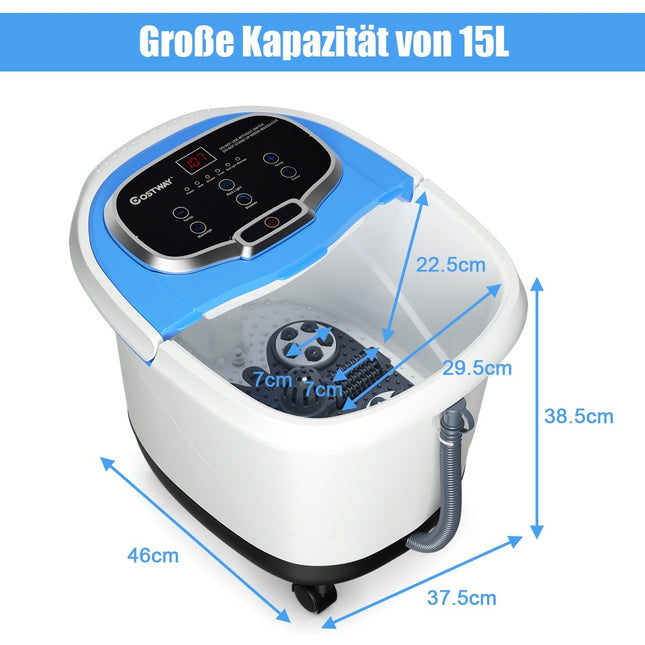 Foot Spa Bath Massager with Shiatsu and Heat Control
