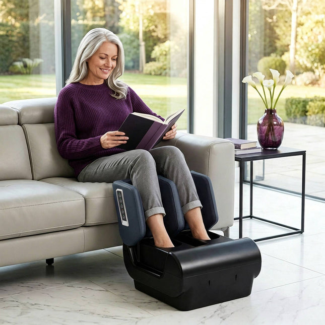 Foot and Leg Massager With Heat, Air Compression, Timer