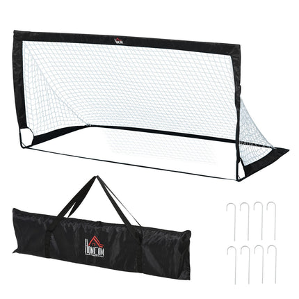 Klappbare Mini-Fußballtore aus Stahl und Tetrolon, 2er-Set