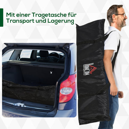 Klappbare Mini-Fußballtore aus Stahl und Tetrolon, 2er-Set