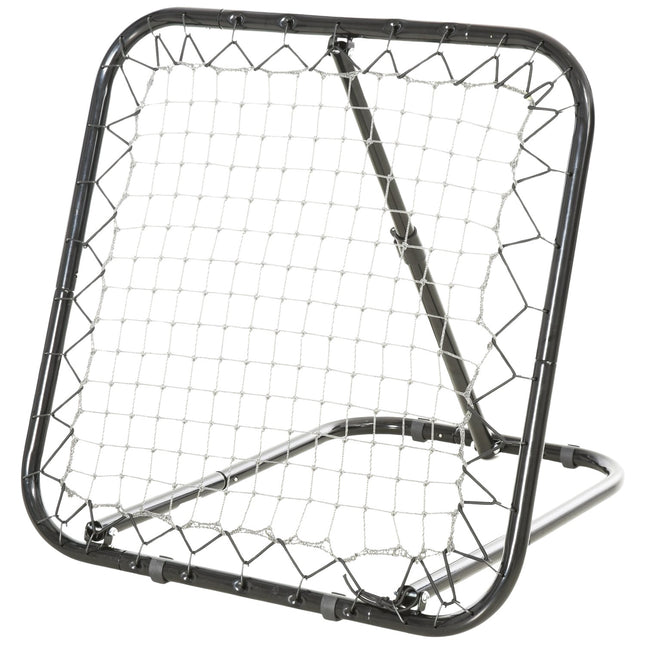 Fußball-Kickback-Rebounder, verstellbare Stufen, 78x84x65 cm