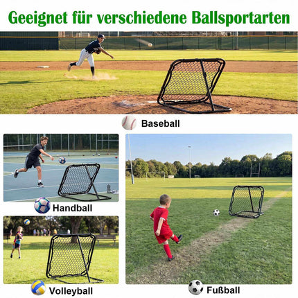Football Rebounder 85x85 cm, 5 Angles, Foldable