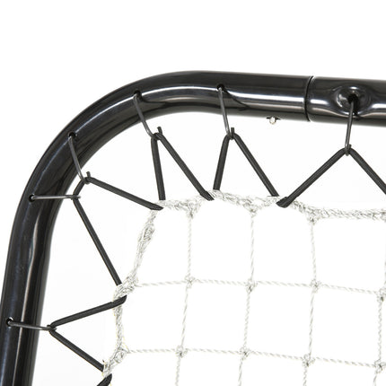 Fußball-Kickback-Rebounder, verstellbare Stufen, 78x84x65 cm