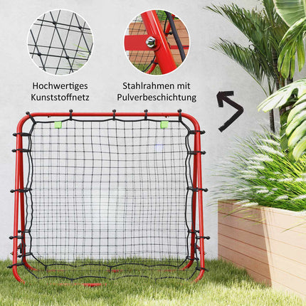 Verstellbares doppelseitiges Fußball-Rebounder-Netz für das Training