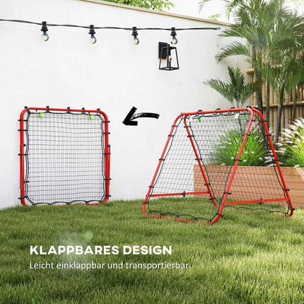 Verstellbares doppelseitiges Fußball-Rebounder-Netz für das Training