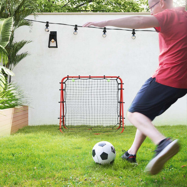 Verstellbares doppelseitiges Fußball-Rebounder-Netz für das Training
