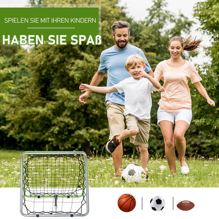 Verstellbares doppelseitiges Rebounder-Netz aus Metall für den Sport