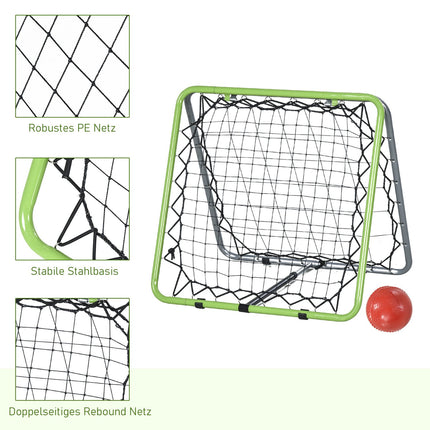 Verstellbares doppelseitiges Rebounder-Netz aus Metall für den Sport