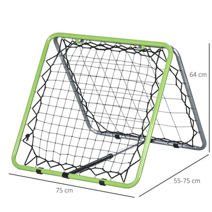 Verstellbares doppelseitiges Rebounder-Netz aus Metall für den Sport