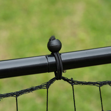Fußball Rebounder Torwand, Metall & PE, 96x80x96 cm