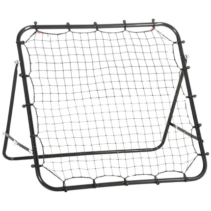 Fußball Rebounder Torwand, Metall & PE, 96x80x96 cm