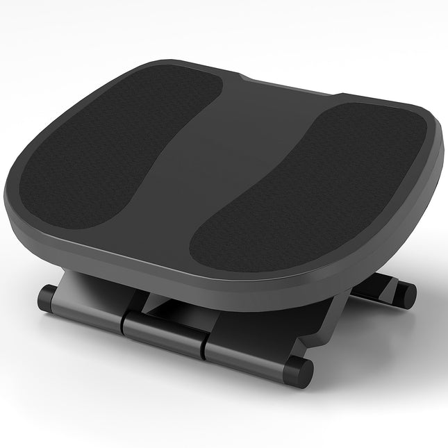 Verstellbare ergonomische Schreibtisch-Fußstütze – 3 Stufen, grau