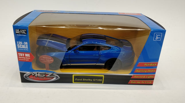 Ford Shelby GT350 kovový model, sběratelský v měřítku 1:32