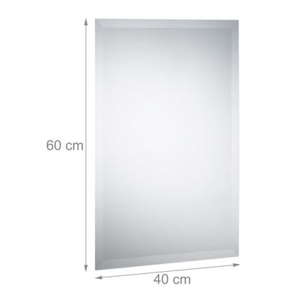 Frameless Mirror 40 x 60 cm