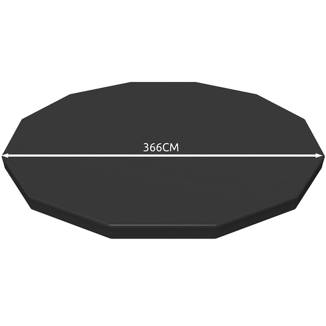 Rahmenpoolabdeckung 366 cm BESTWAY 58037 