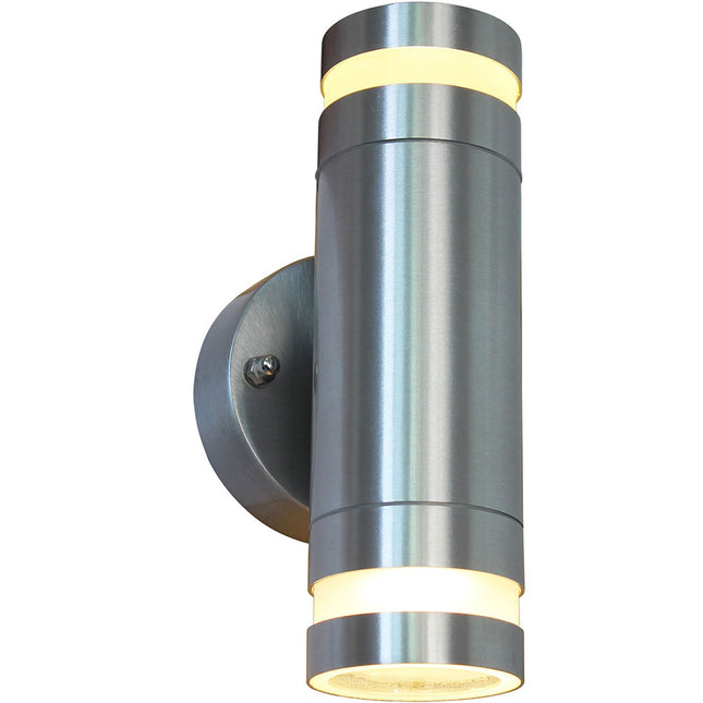 Fredrik II Wandleuchte 2xGU10 Fassung IP44 Aluminium