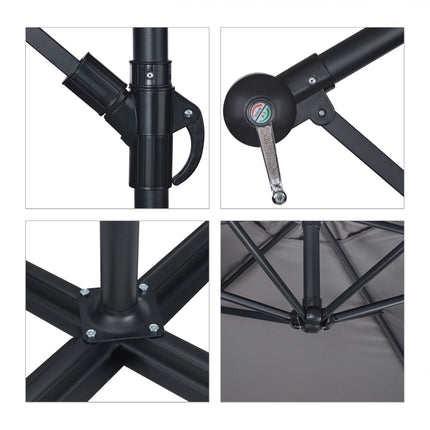 Free-hanging parasol 300 cm