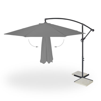 Free-hanging parasol 300 cm