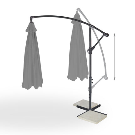 Free-hanging parasol 300 cm