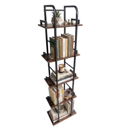 Freestanding 5-Tier Narrow Shelf for Living Room & Kitchen