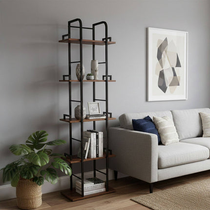 Freestanding 5-Tier Narrow Shelf for Living Room & Kitchen