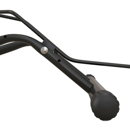 Freestanding Bike Stand for Tyres Up to 85 mm, Steel, 59 x 41 x 38 cm, Black